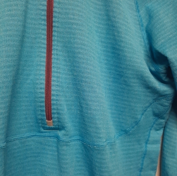 PATAGONIA -Small- Half Zip Pullover Long Sleeve Base Layer Shirt Blue - Picture 2 of 8